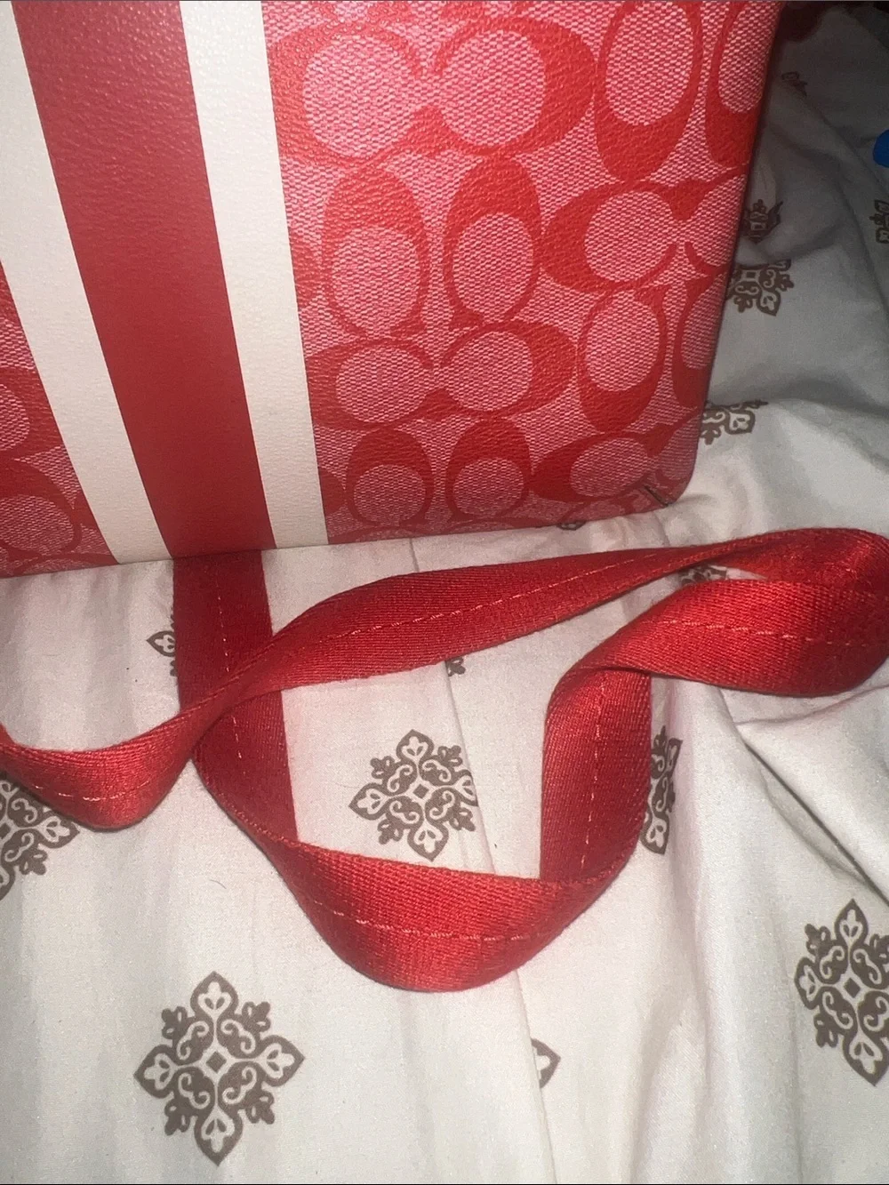Coach crossbody red